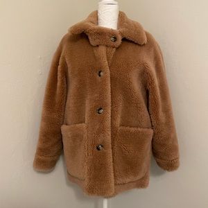 Oversized Wool Teddy Coat